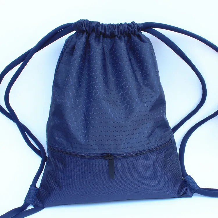 blue big size Открытый для женщин мужчин нейлон черный сверхлегкий рюкзак футбол баскетбол мешок шнурок Охота Пешие прогулки тренажерный зал спортивные сумки - Цвет: blue big size