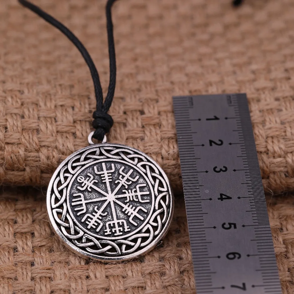 My shape, модный символ скандинавских Рун, скандинавские руны, Vegvisir, ожерелье с подвеской, компас с цепочкой для женщин и мужчин, ювелирные изделия викингов