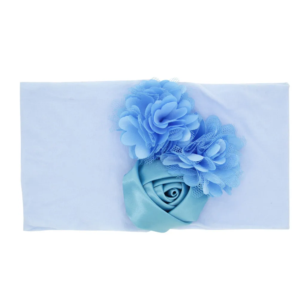 Cute Kid Baby Girls Headbands Toddler Flowers Elastic Hair Band Turban Headband Accessories Haarband For Newborn Bows | Детская одежда
