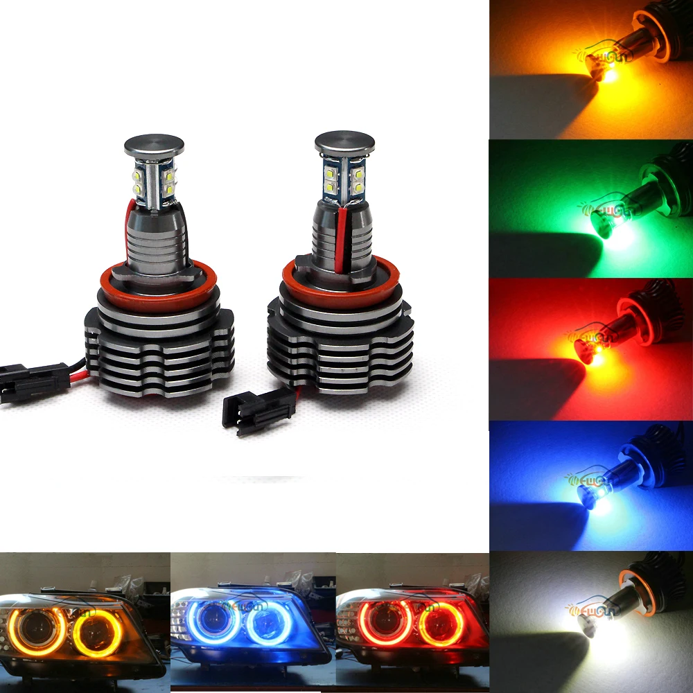 Новейшие автомобильные аксессуары 40 Вт H8 Светодиодные Габаритные огни глаза
