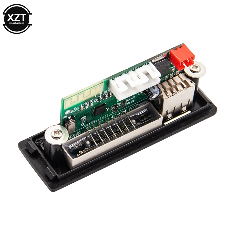 Bluetooth5.0 MP3 WMA WAV Decoder Board 5V 12V Wireless Audio Module Color Screen USB TF FM Radio For Car accessories | Электроника