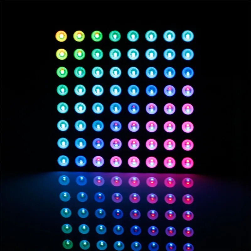 Полноцветный СВЕТОДИОДНЫЙ матричный щит SunFounder 8x8 + экран RGB для Arduino|led screen connector|led