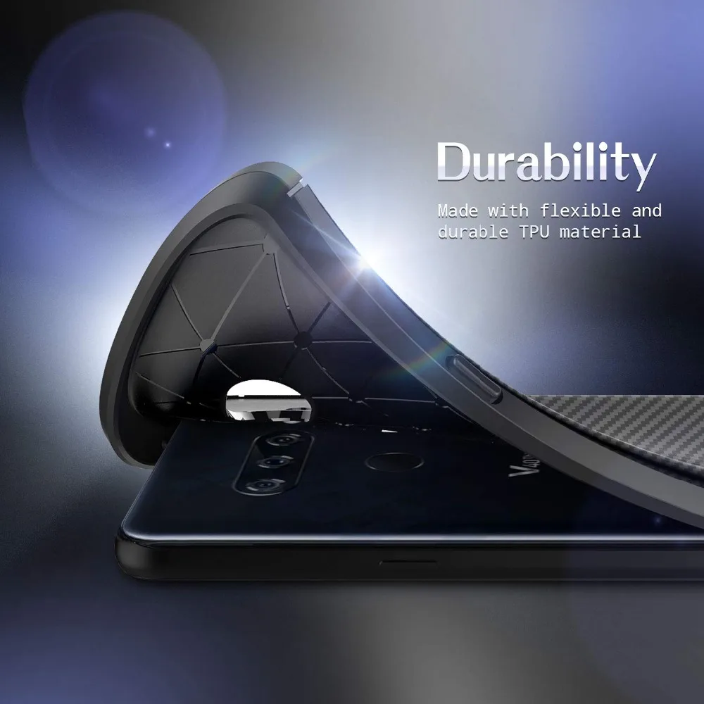 Чехол для LG V50 V40 G8 G8s чехол thinq панцири Мягкий Силиконовый противоударный ТПУ чехол из углеродного волокна для LG Stylo 5 W10 W30 K40 K12 чехол