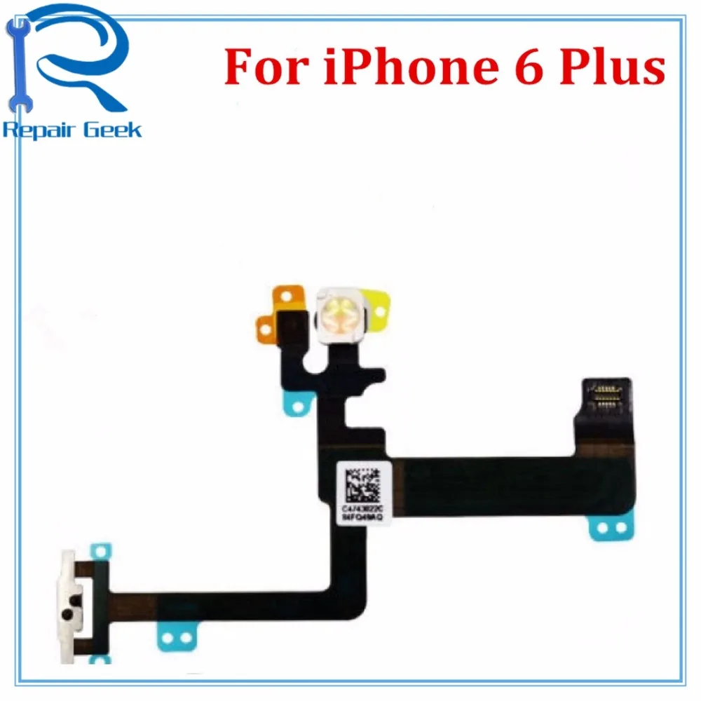 20pcs/Lot New Power Flex Cable For iPhone 6 Plus 6+ Switch On / Off Ribbon Sensor Proximity Flex Cable For iPhone 6Plus 5.5''