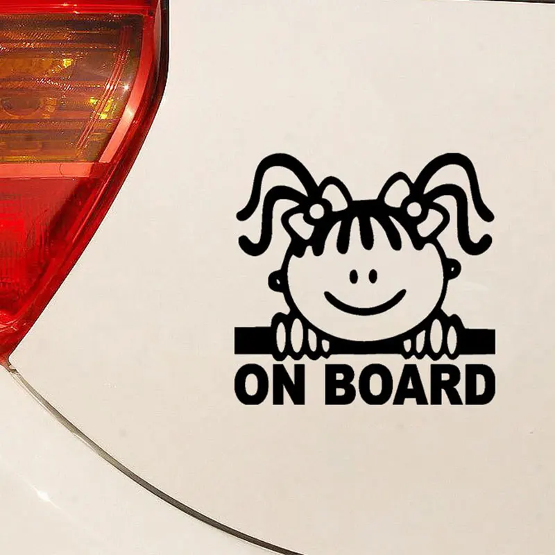Детские автомобильные мультипликационные наклейки милые виниловые украшения