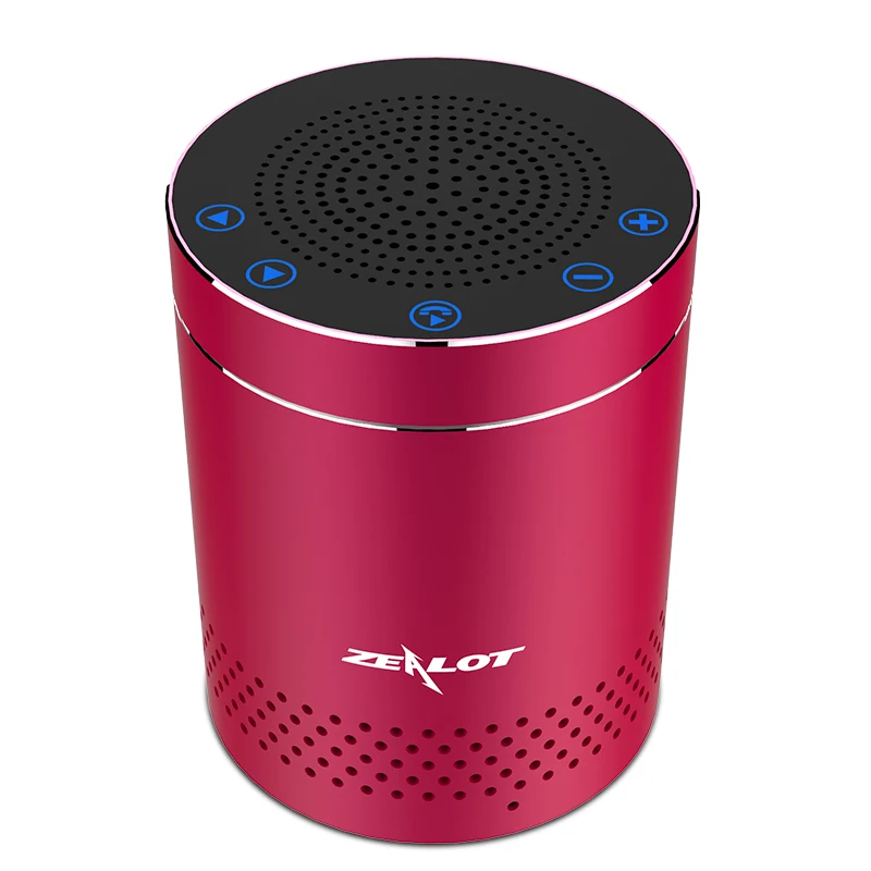 ZEALOT S15 Беспроводные Bluetooth колонки из алюминиевого сплава HiFi стерео звук