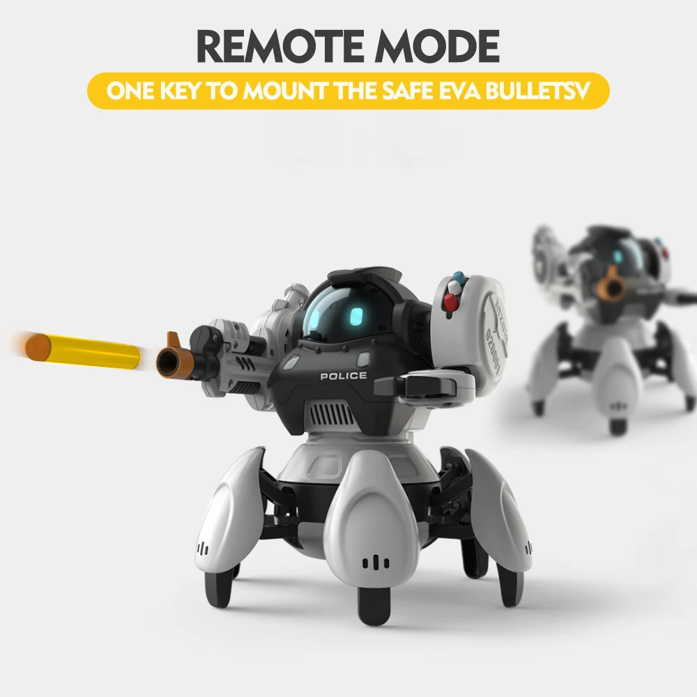 Интеллектуальный интерактивный робот космический полицейский образовательный