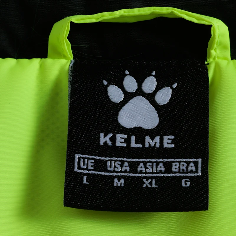 KELME, Спортивная Мужская Детская футбольная майка, куртка для бега, тренировочная куртка для упражнений, ветрозащитная одежда, пальто K15S605