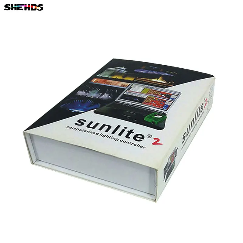 Программное обеспечение для контроля сцены Sunlite Suite2 FC DMX-USD контроллер по протоколу DMX хорошо подходит для DJ KTV для вечеринки светодиодные фонари, сценическое освещение