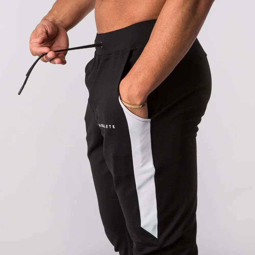 2019 New ALPHALETEGyms Mens Joggers Pants Fitness Casual Fashion Brand Sweatpants Bottom Snapback Men | Мужская одежда