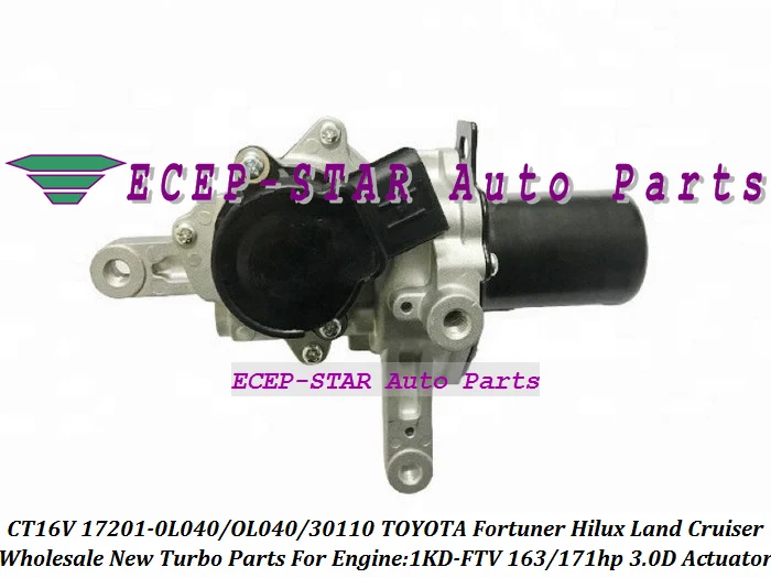 Турбокомпрессор привод CT16V 17201 30110 0L040 OL040 турбо для Toyota Fortuner Hilux Land Cruiser 3.0D 1KD FTV