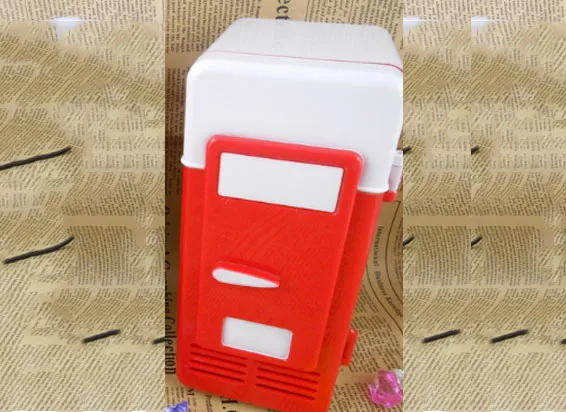 Автомобильный холодильник с подогревом мини USB для домашнего использования