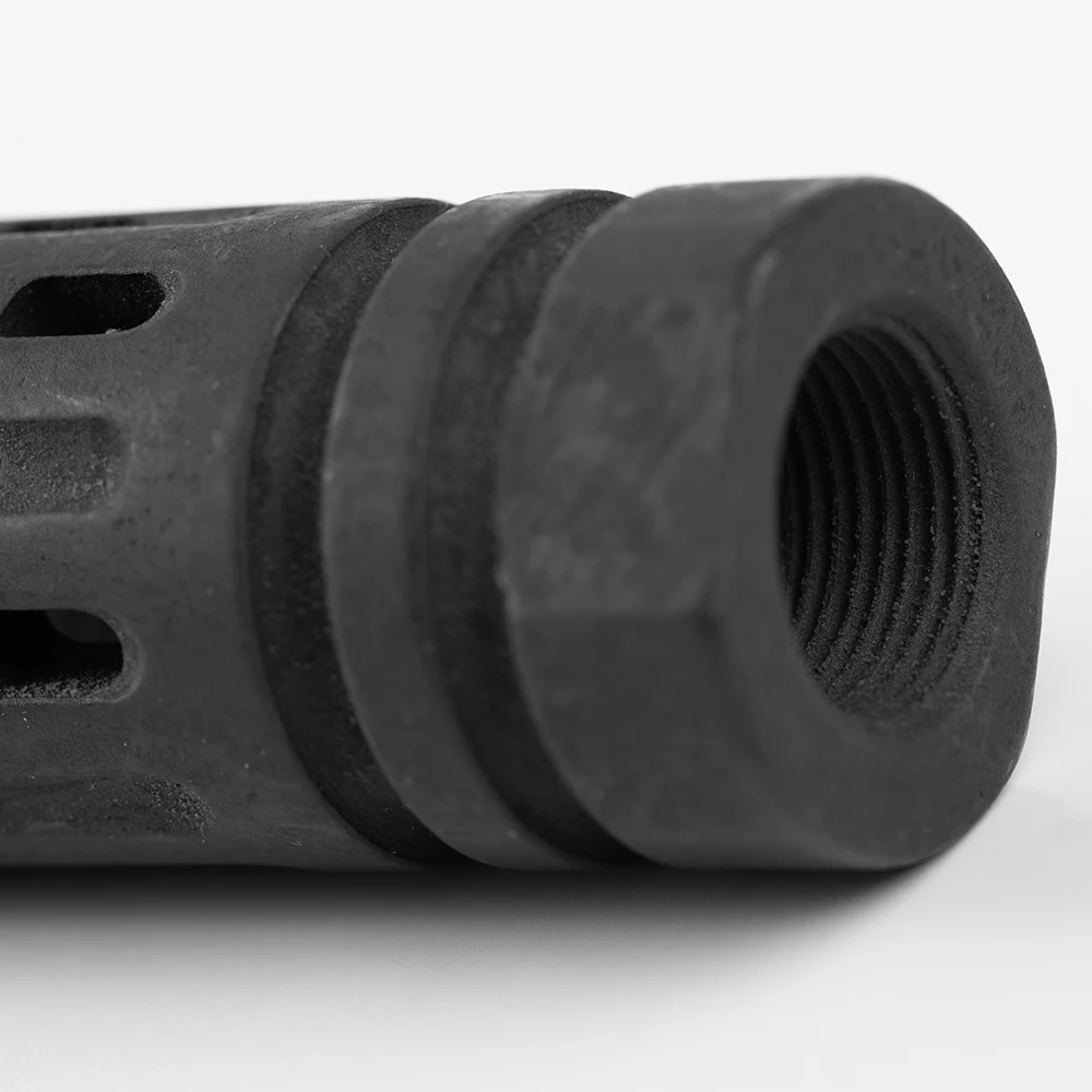 . 223/. 308 TPI Compact стальной Дульный тормоз для 1/2x28 5/8 24 Шаг с раздаточная