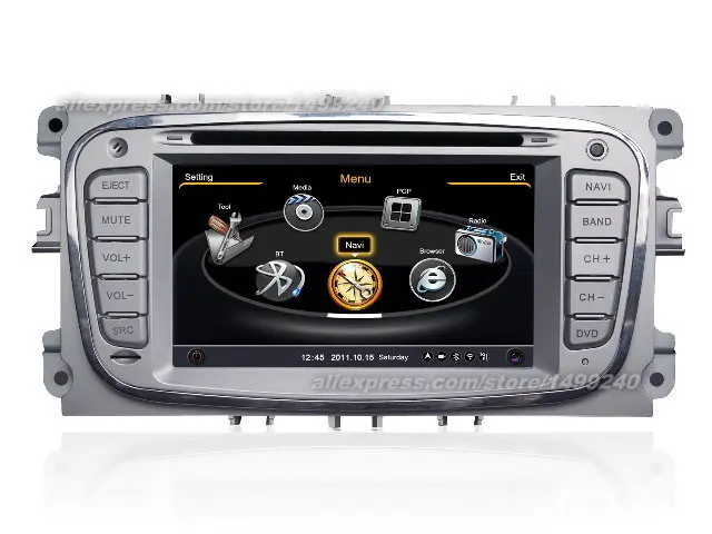 Для Ford Kuga 2008 ~ 2012 телефон с радио ТВ DVD iPod BT 3G Wi Fi HD экран мультимедийная