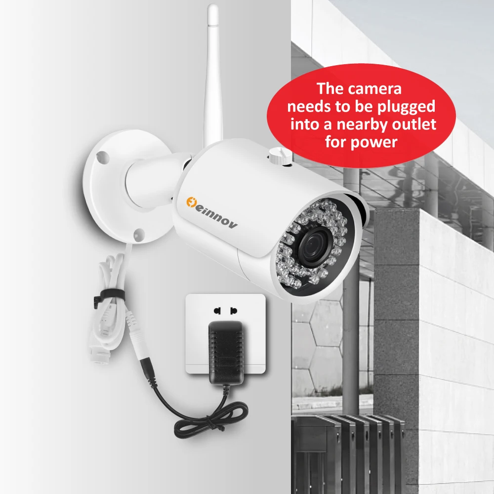 Einnov Onvif 1080 P видео наблюдение Wifi камера домашняя беспроводная безопасность аудио
