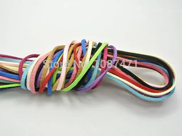 20 метров кожаный шнур из искусственной замши 3 мм | Дом и сад