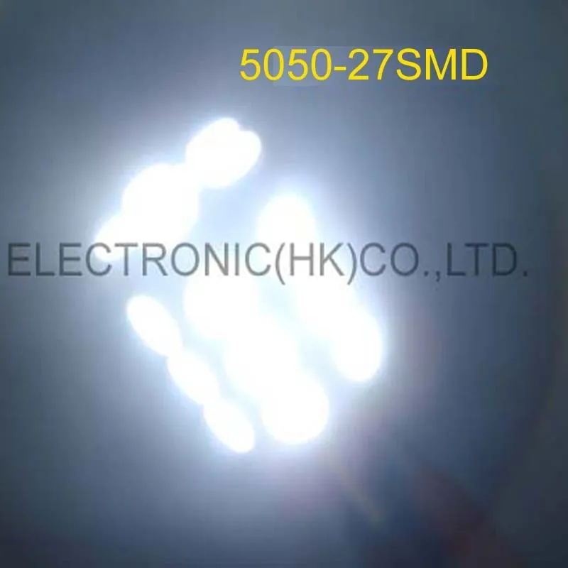 Высококачественная Светодиодная лампа AC/DC12V G4 27smd 5050 3 чипа 12vac Светодиодные лампы