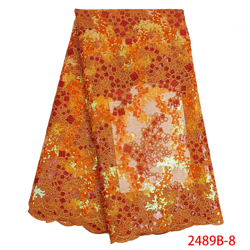 Высококачественная кружевная ткань из органзы 2019 с блестками французская