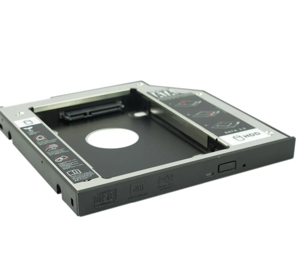 Новый 12 7 мм SATA 2-й SSD HDD Caddy WZSM для DELL N4050 N4030 M4010 N5010 M5110 N5110 жесткий диск | Компьютеры и