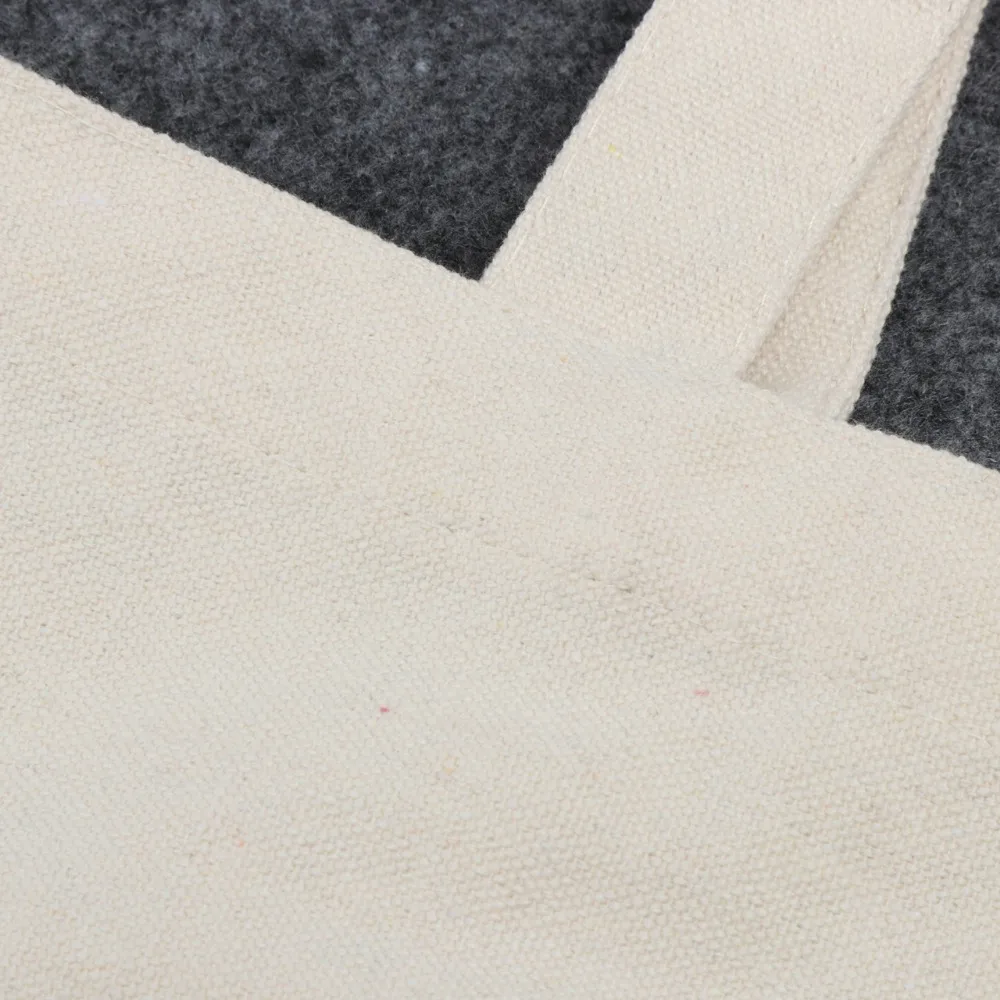 Bolsa de lona con logotipo de transferencia de calor, bolsa de compras en blanco, regalos promocionales de publicidad, 100 Uds.-3