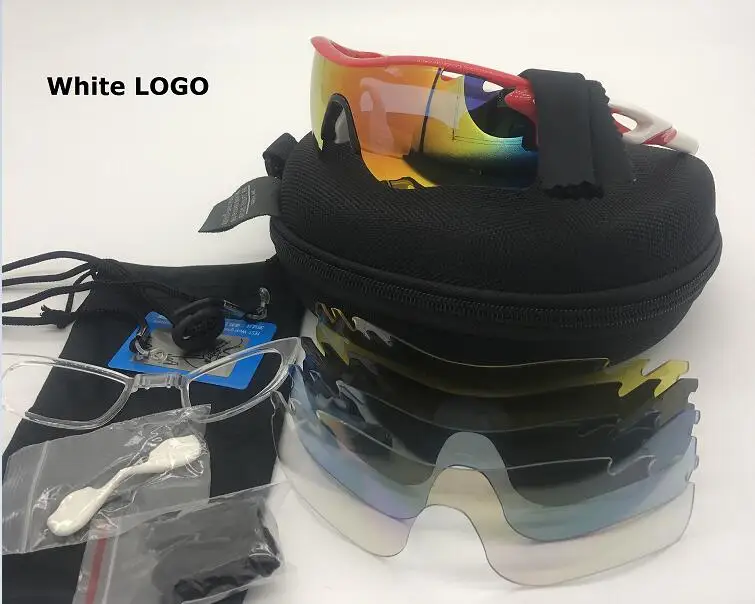 5 lens Polarized Солнцезащитные очки для велоспорта, поляризационные, для шоссейного велосипеда, солнцезащитные очки, 5 линз, для улицы, для горного спорта, для бега, для верховой езды, очки для велосипеда, Oculos - Цвет: 5 lens Polarized