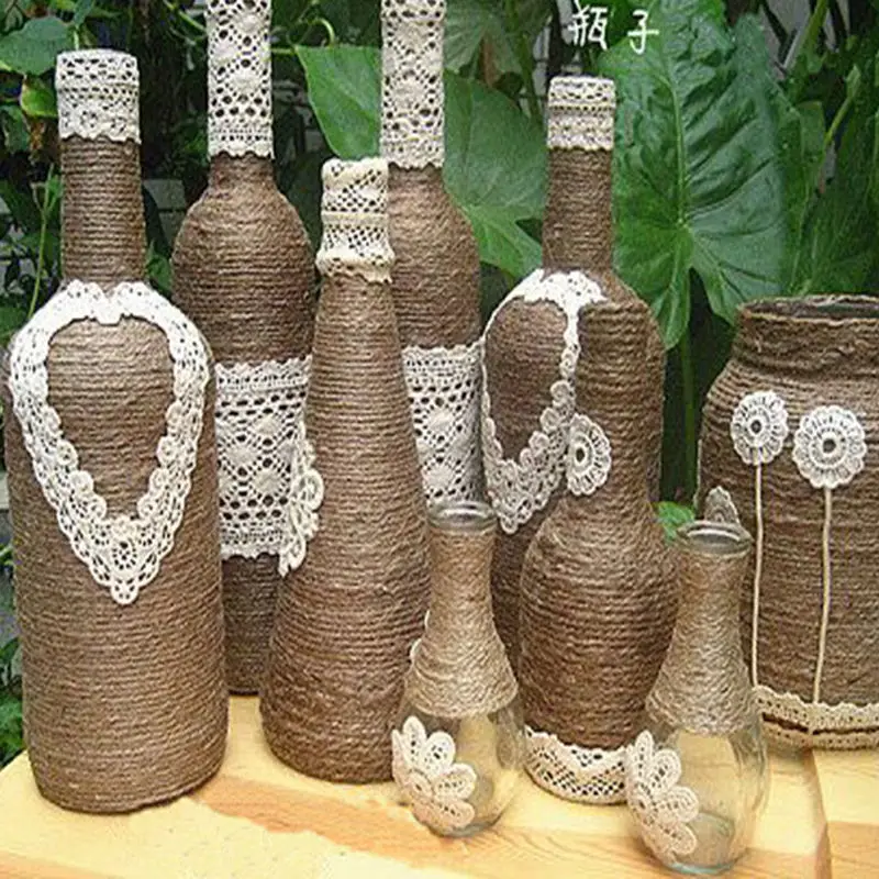 

1 Roll 30M Natural Brown Jute Hemp Rope Twine String Cord Shank Craft Making DIY