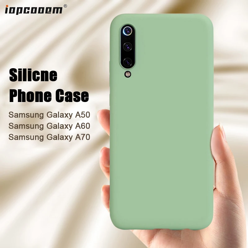Роскошные Чехлы противоударный чехол для samsung Galaxy A50 полное заднее покрытие A70 ТПУ