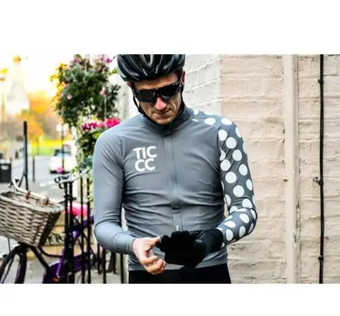 jersey only Командная футболка с длинным рукавом для велоспорта, наружная толстовка, одежда для велоспорта, летняя мужская одежда для верховой езды, зимняя одежда для велоспорта - Цвет: jersey only