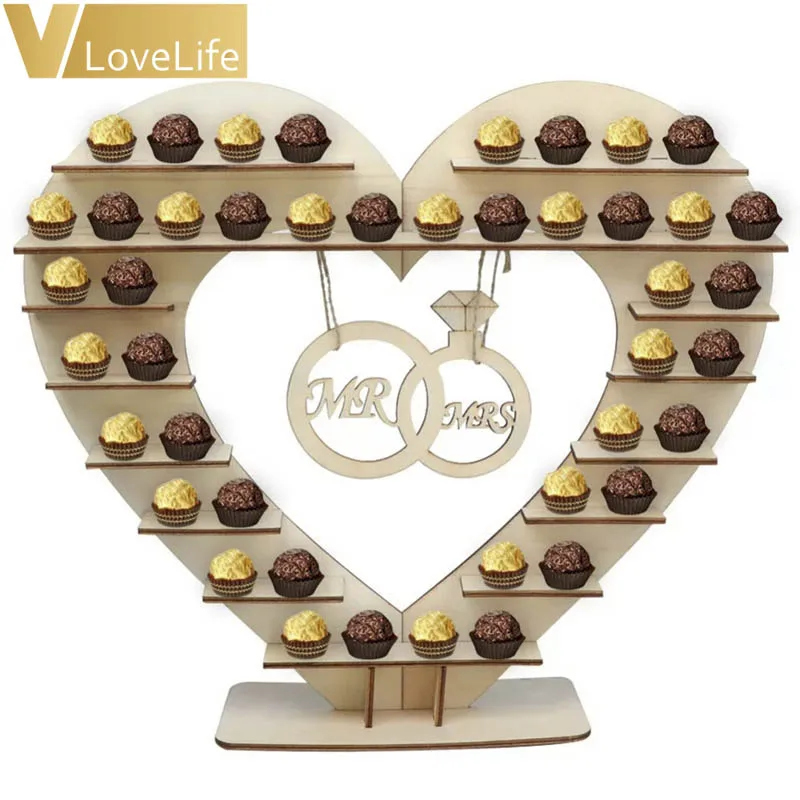 Шоколад Ferrero Rocher Стенд Свадебный центр Дисплей Стенд День рождения украшение конфет шоколадный стенд