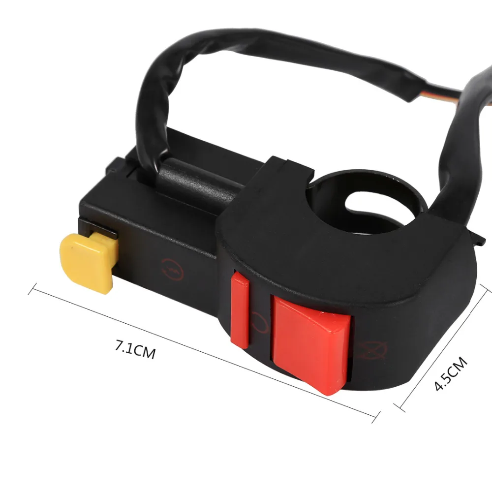 Стайлинг автомобиля двигатель мотоцикла кнопка включения/выключения руля 7/8