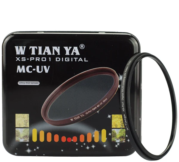 Ультратонкий фильтр для объектива WTIANYA 37 40 5 46 49 52 55 58 62 67 72 77 82 86 95 105 мм УФ-защита TIANYA