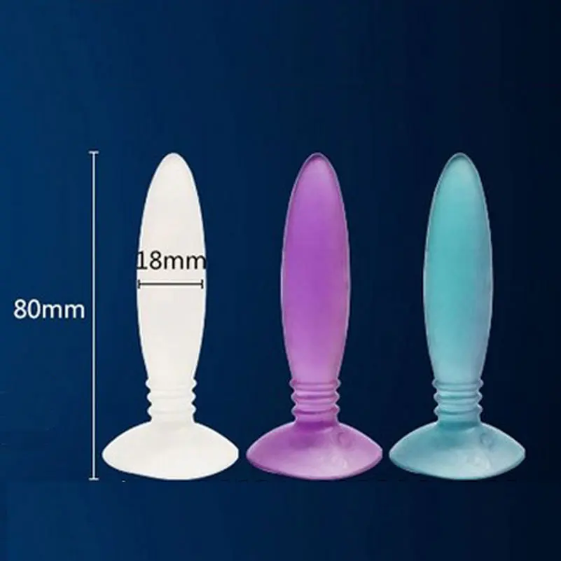 Пробка для пениса крошечная Желейная Анальная пробка первого использования секс