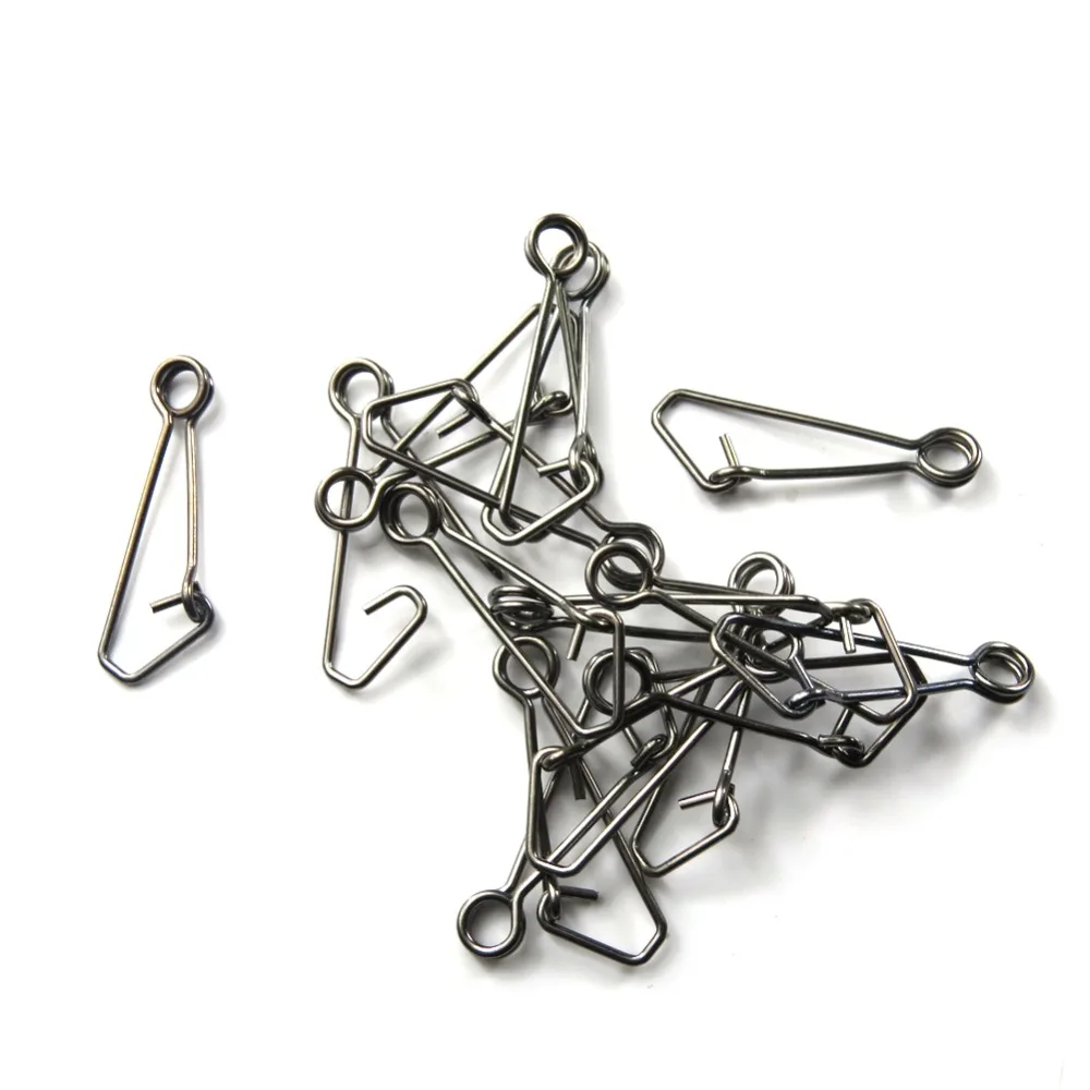 20 шт. рыболовный Коннектор с крючками Вертлюги Из Нержавеющей Стали для морской