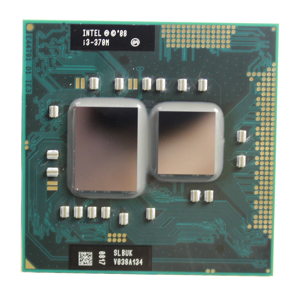Процессор Intel core I3 370M 3M Cache 2 4 ГГц двухъядерный Socket G1 для ноутбука бесплатная - Фото №1
