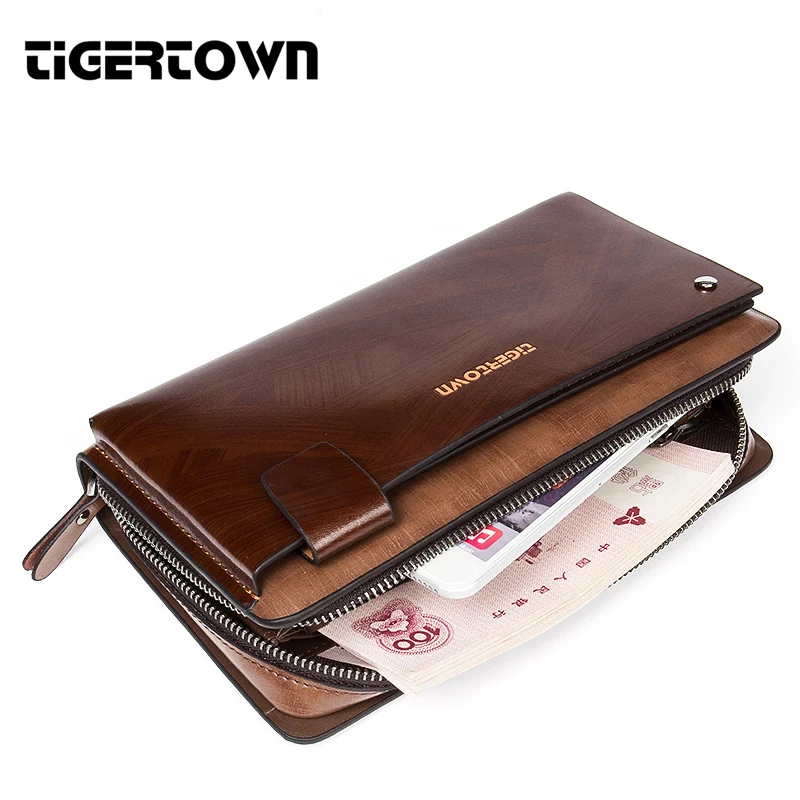 Hot Sale!! New Men's Genuine Leather Fashion Casual Zipper Large Capacity Long Design Cowhide Wallet Hand Bag Phone Clutch Purse | Багаж и