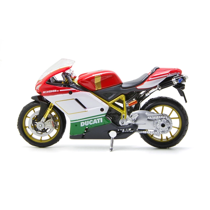 Модели мотоциклов Maisto 1:18 1098 Ducati 1098S литые миниатюрные Гоночные Игрушки для