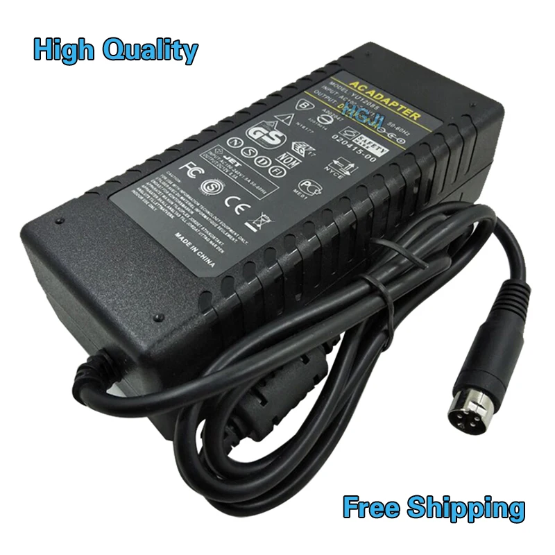 ТВ ЖК-дисплей Мощность адаптера переменного тока DC12v 5a 12v 6a 12v 8a 24v 2a 24v 3a 24v 5a 4pin адаптер VCR 24V3A Четыре контактный импульсный источник питания светодиодного табло