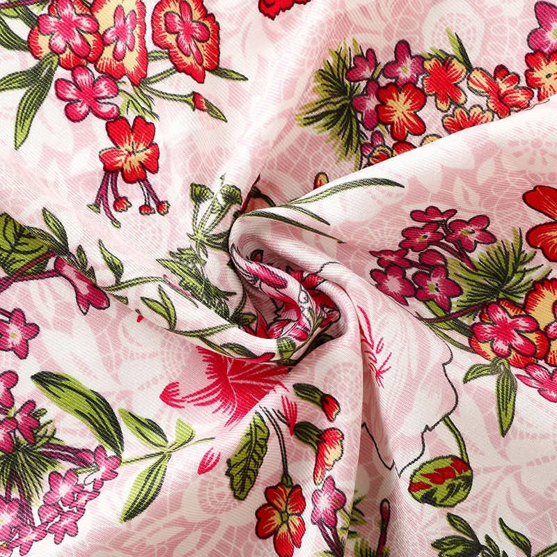 Женский милый шарф с цветочным принтом большой мягкий длинный новым Зеленое