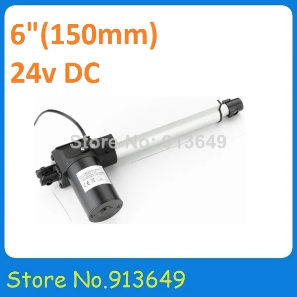 24VDC ход 150 мм DC линейный привод 6000N actuator 1pc|linear actuator|dc linear actuatoractuator |