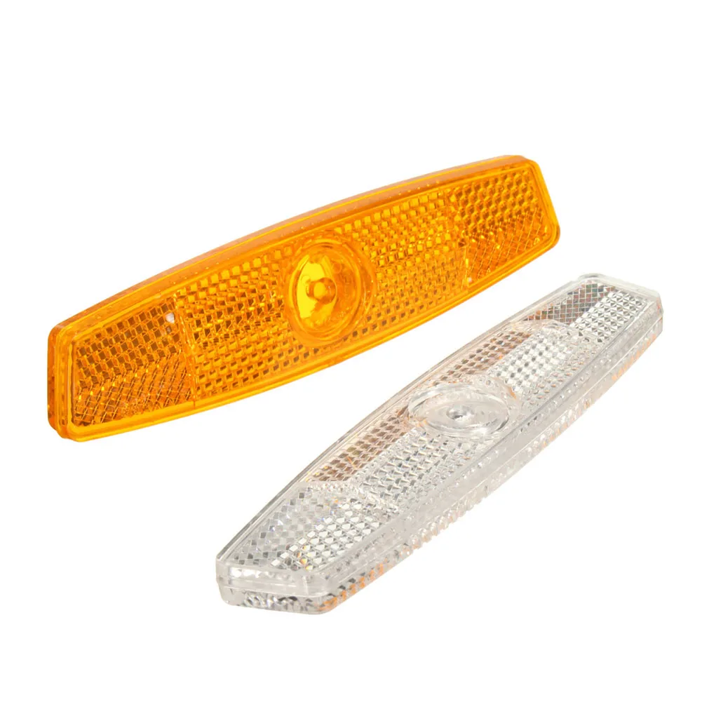 1 пара Велосипедное колесо безопасности спица Отражатель Лист Крепление зажим