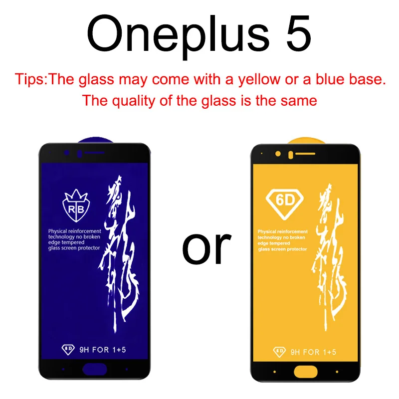 for Oneplus 5 6D стекло для Oneplus 7t 7 Pro 6t 6 5t 5 Защита экрана One Plus 7 7pro Oneplus7 5D закаленное стекло для Oneplus 7t 7 Pro 6t 6 5t - Цвет: for Oneplus 5