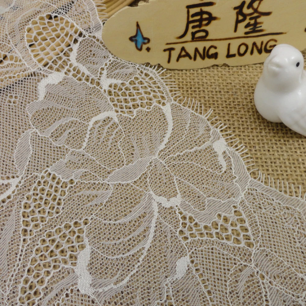 Высококачественная кружевная отделка 18 см Кружевная аппликация для шитья своими