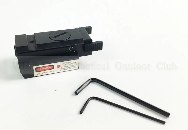 Тактический лазерный прицел с красной точкой Пикатинни 20 мм Вивер рейка лазер