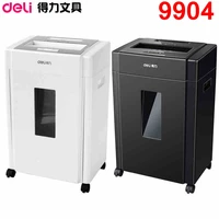 deli 9904 electric paper shredder office 20l volume 220 230vac 240w 8 pieces auto stop paper shredder drawer type