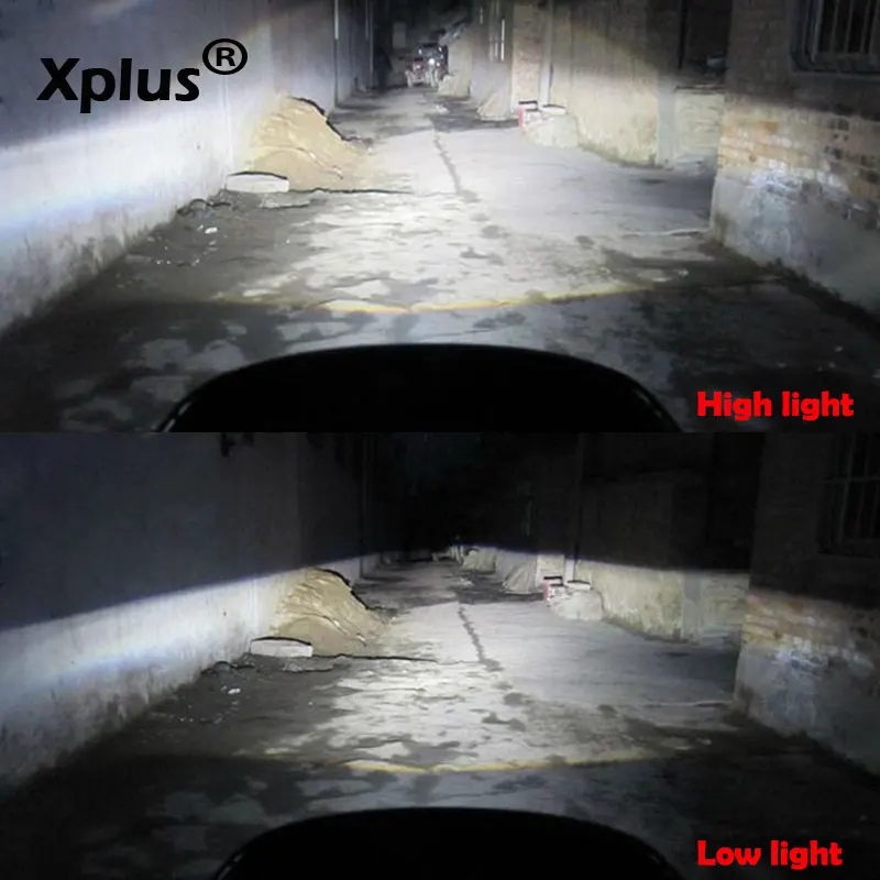 Xplus 2 дюймов ангельские глазки дьявол глаза двойной Универсальный головной светильник мотоцикл Алюминий HID би ксенон лампа рыбий глаз светильник
