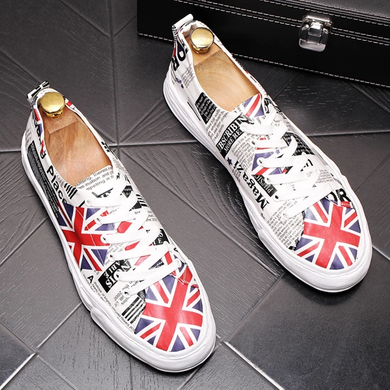 CuddlyIIPanda мужская повседневная обувь весна-осень британский стиль на шнуровке