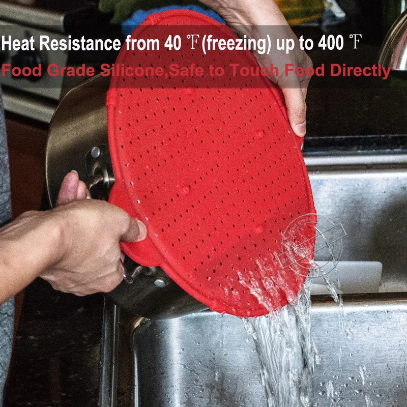 Многофункциональный силиконовый ситечко 3 в 1 для защиты экрана|pan cover|pot lidlid pan |