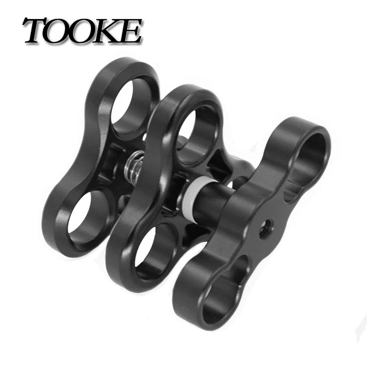 Шариковый зажим 1 дюйм подводная камера с 3 отверстиями Рычажная система