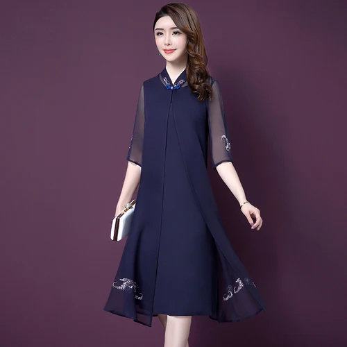 Весна лето 2020 модное шелковое женское платье новый стиль большой код Xxxxxl Простое