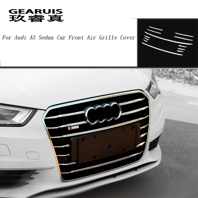 Для Audi A3 8v седан Передняя Воздушная решетка крышка отделка полоски внешние